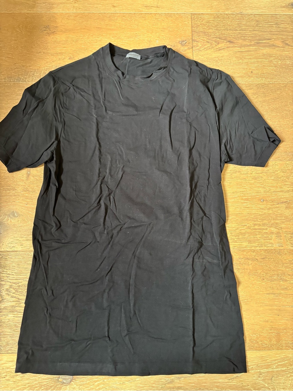 Zimmerli black Short-Sleeve Undershirt